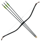 KTB KINGDOM Bow and 3 Arrows Set 